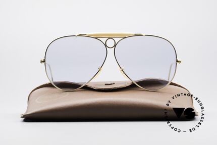 Ray Ban Shooter Sport Changeable Blue Lenses, the sunglass classic par excellence in 62mm size, Made for Men and Women