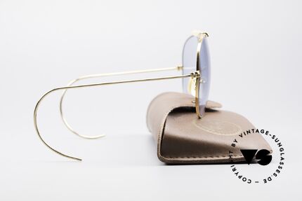 Ray Ban Shooter Sport Changeable Blue Lenses, made by Bausch & Lomb in Rochester (NY), U.S.A., Made for Men and Women
