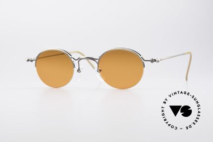 Jean Paul Gaultier 55-7108 Small Vintage Panto Glasses, timeless Jean Paul GAULTIER designer sunglasses, Made for Men and Women