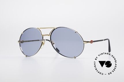 Bugatti 65822 XL Frame With Extra Lenses, high-end and precious vintage BUGATTI sunglasses, Made for Men