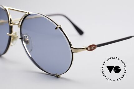 Bugatti 65822 XL Frame With Extra Lenses, legendary / distinctive 'tear drop' design by Bugatti, Made for Men