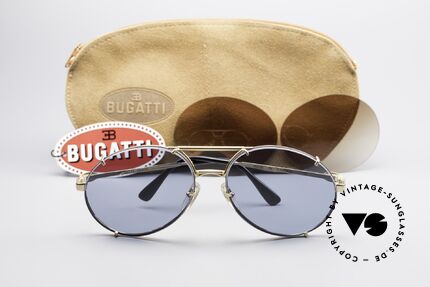 Bugatti 65822 XL Frame With Extra Lenses, tangible top-notch craftmanship (100% UV protect.), Made for Men