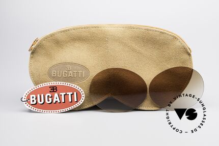 Bugatti 65822 XL Frame With Extra Lenses, unworn (like all our rare vintage BUGATTI eyewear), Made for Men
