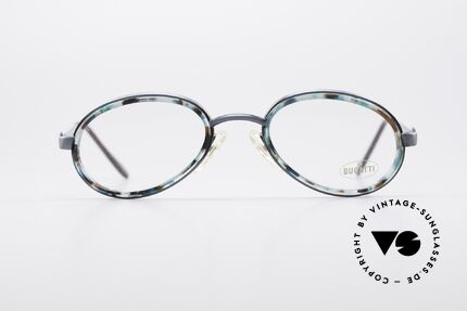 Bugatti 05728T 90's Men's Eyeglasses, unique frame coloring / pattern (check the pictures!), Made for Men