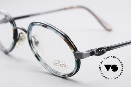 Bugatti 05728T 90's Men's Eyeglasses, unworn & with case (like all our rare vintage Bugattis), Made for Men