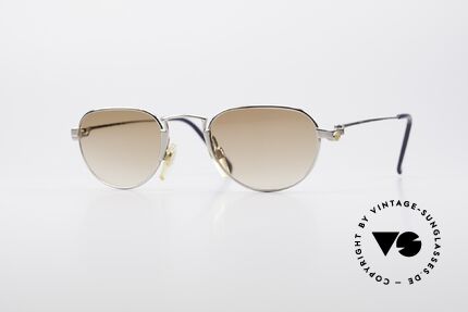 Bugatti EB605 Small Vintage Sunglasses, wispy & leightweight designer sunglasses by Bugatti, Made for Men and Women