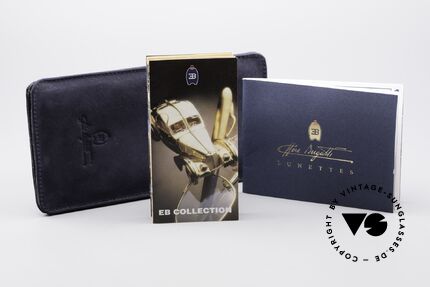 Bugatti 23547 90's Titanium Eyeglasses, NO retro glasses, but an authentic old original from '97, Made for Men