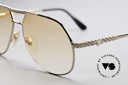 Bugatti EB502 - M Vintage Aviator Glasses, gold-plated aviator/pilot frame in MEDIUM SIZE (59-14)!, Made for Men