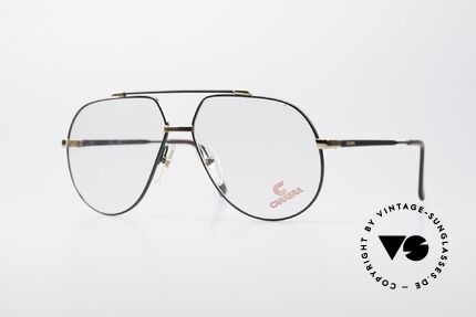 Carrera 5369 Large Vintage Eyeglasses, vintage eyeglasses by CARRERA with double bridge, Made for Men