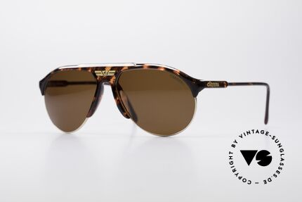 Carrera 5444 Wide Aviator Sunglasses, vintage CARRERA designer sunglasses from the 90's, Made for Men