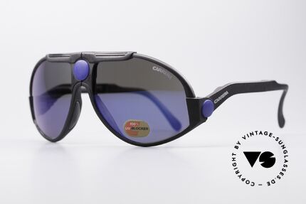 Carrera 5586 Folding Kevlar Sunglasses, high-end Carrera half-mirrored lenses (100% UV), Made for Men