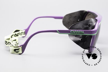 Carrera 5544 Sports Glacier Sunglasses, unique 90's designer original with removable side parts, Made for Men and Women