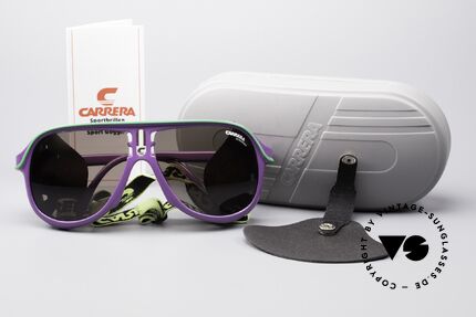Carrera 5544 Sports Glacier Sunglasses, unworn, NOS (like all our vintage Carrera sports shades), Made for Men and Women