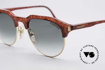 Carrera 5364 Vintage Panto Sunglasses, noble green-gradient lenses for 100% UV protection, Made for Men