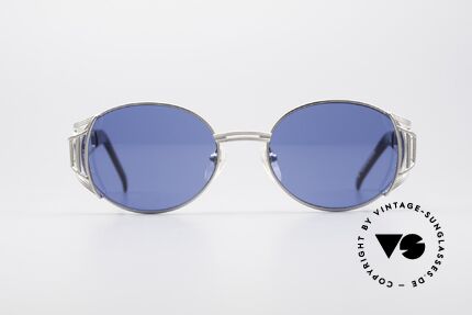 Jean Paul Gaultier 58-6102 Steampunk Sunglasses, titanium-gray JPG designer sunglasses from 1997, Made for Men and Women