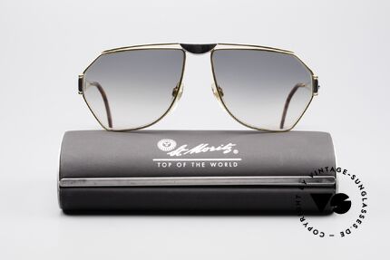 St. Moritz 403 80's Jupiter Sunglasses, NO retro fashion, but a vintage original incl. SM case, Made for Men
