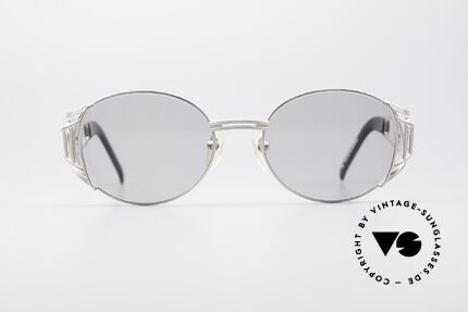 Jean Paul Gaultier 58-6102 Vintage Steampunk Frame, titanium-gray JPG designer sunglasses from 1997, Made for Men and Women