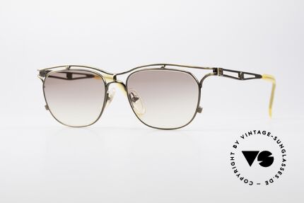 Jean Paul Gaultier 55-2178 90's Vintage JPG Sunglasses, very noble 90's designer sunglasses by JP Gaultier, Made for Men and Women