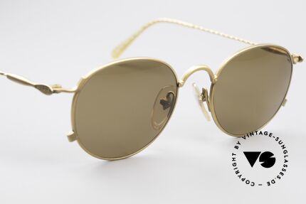 Jean Paul Gaultier 55-2172 Vintage Round JPG Sunglasses, unused (like all our rare J.P.G vintage eyewear), Made for Men and Women