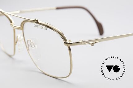 Longines 0172 80's Luxury Eyeglasses, NO RETRO fashion, but an app. 30 years old ORIGINAL!, Made for Men