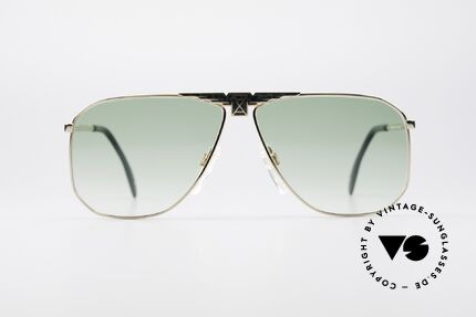 Longines 0155 80's Designer Sunglasses, precious frame with spring hinges (1st class comfort), Made for Men