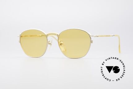 Jean Paul Gaultier 55-1271 Gold Plated Small Frame, vintage designer sunglasses by J.P. Gaultier, Made for Men and Women