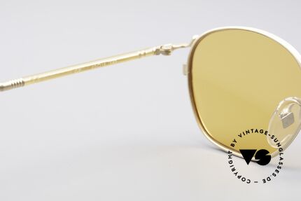 Jean Paul Gaultier 55-1271 Gold Plated Small Frame, unused (like all our Haute Couture sunglasses), Made for Men and Women