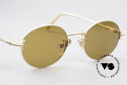 Jean Paul Gaultier 55-6109 Gold Plated Polarized Shades, unworn (like all our vintage GAULTIER sunglasses), Made for Men and Women