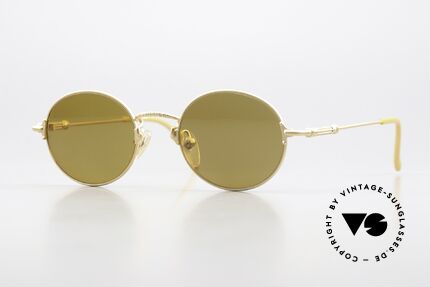 Jean Paul Gaultier 55-6109 Matte Gold And Polarized Details