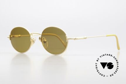 Jean Paul Gaultier 55-6109 Matte Gold And Polarized, high-end POLARIZED sun lenses (100% UV protect.), Made for Men and Women