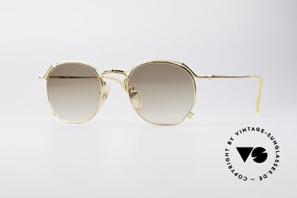 Jean Paul Gaultier 55-2171 Gold Plated Designer Frame, noble Jean Paul Gaultier 90's designer sunglasses, Made for Men and Women Jean Paul Gaultier 55-2171 Gold Plated Designer Frame, noble Jean Paul Gaultier 90's designer sunglasses, Made for Men and Women