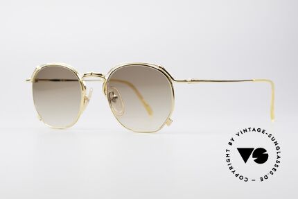 Jean Paul Gaultier 55-2171 Gold Plated Designer Frame, gold-plated & with light brown-gradient sun lenses, Made for Men and Women Jean Paul Gaultier 55-2171 Gold Plated Designer Frame, gold-plated & with light brown-gradient sun lenses, Made for Men and Women