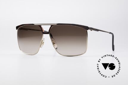 Ferrari F35 Alutanium XL Vintage Shades, very masculine vintage designer sunglasses by Ferrari, Made for Men