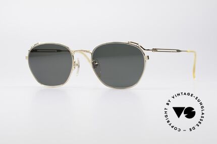 Jean Paul Gaultier 55-3173 90's Gold-Plated Sunglasses, timeless vintage shades by Jean Paul GAULTIER, Made for Men and Women