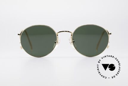 Jean Paul Gaultier 55-3178 Gold Plated JPG Sunglasses, high-end metal frame; 22KGP, 22kt gold-plated, Made for Men and Women