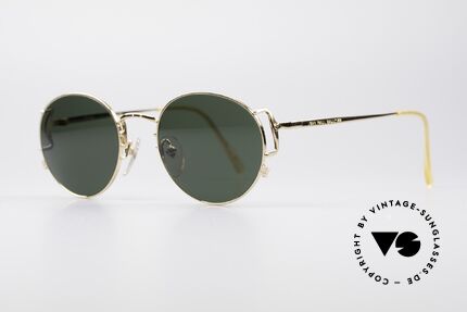 Jean Paul Gaultier 55-3178 Gold Plated JPG Sunglasses, green CR39 sun lenses (for 100% UV protection), Made for Men and Women