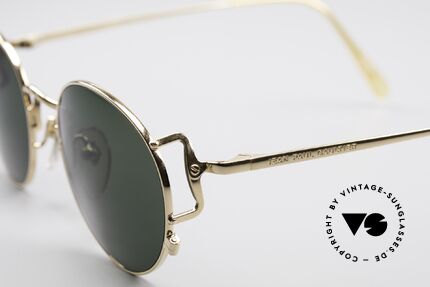 Jean Paul Gaultier 55-3178 Gold Plated JPG Sunglasses, unworn (like all our old 1990's designer glasses), Made for Men and Women