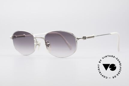 Jean Paul Gaultier 55-6102 True Vintage No Retro Specs, gray-gradient sun lenses for 100% UV protection, Made for Men and Women