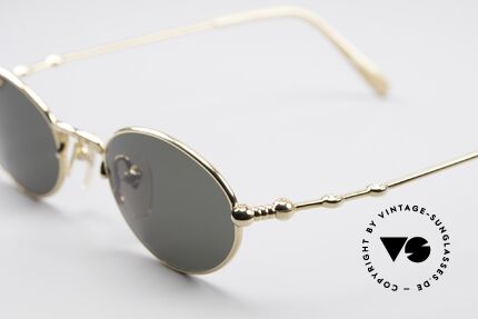Sunglasses Jean Paul Gaultier 55-7106 Gold Plated Oval Sunglasses