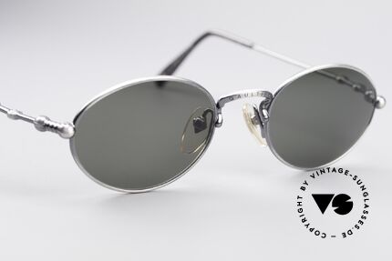 Jean Paul Gaultier 55-7106 Oval Vintage Sunglasses, NO retro glasses, but a precious original from 1997, Made for Men and Women