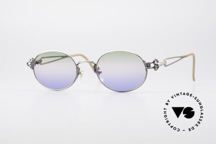 Jean Paul Gaultier 55-6112 JPG Designer Sunglasses, high-end oval designer shades by Jean Paul Gaultier, Made for Men and Women