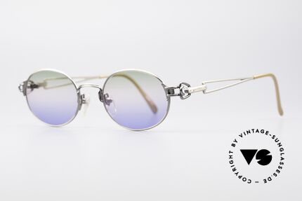 Jean Paul Gaultier 55-6112 JPG Designer Sunglasses, furthermore with unique tricolor-gradient sun lenses, Made for Men and Women