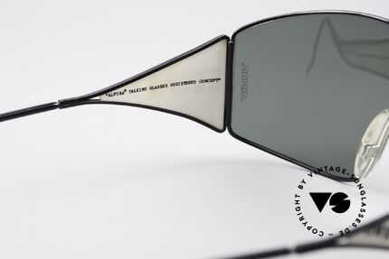 Alpina Talking Glasses Glasnost Gorbatschow Shades, unworn, fancy collector's item with a Fabergé case, Made for Men and Women