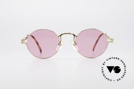 Jean Paul Gaultier 55-3171 Round 90's Frame Gold Plated, a kind of 'John Lennon Style' - just a timeless classic, Made for Men and Women Jean Paul Gaultier 55-3171 Round 90's Frame Gold Plated, a kind of 'John Lennon Style' - just a timeless classic, Made for Men and Women
