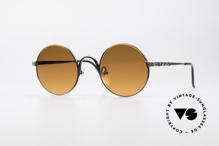 Jean Paul Gaultier 55-9671 Round 90's JPG Sunglasses, round Jean Paul Gaultier designer sunglasses, Made for Men and Women