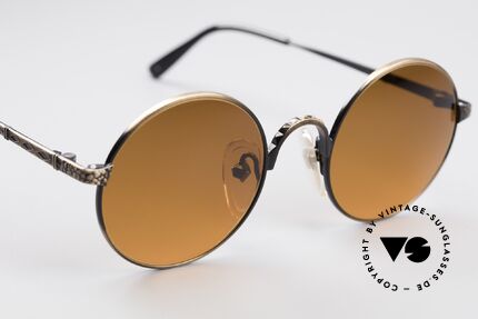 Jean Paul Gaultier 55-9671 Round 90's JPG Sunglasses, NO RETRO shades, but an old 90s JPG Original, Made for Men and Women