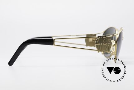 Jean Paul Gaultier 58-6101 90's Steampunk Sunglasses, NO RETRO SHADES, but a 20 years old designer piece, Made for Men and Women