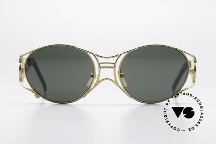 Jean Paul Gaultier 58-6101 90's Steampunk Sunglasses, rare 90's designer sunglasses by Jean Paul GAULTIER, Made for Men and Women