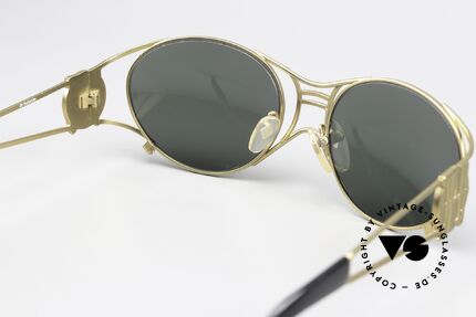 Jean Paul Gaultier 58-6101 90's Steampunk Sunglasses, NO RETRO SHADES, but a 25 years old designer piece, Made for Men and Women