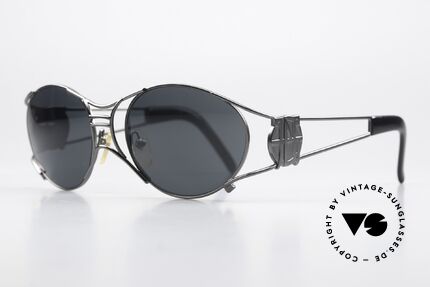 Jean Paul Gaultier 58-6101 Steampunk 90's Sunglasses, often called as "steampunk sunglasses" in these days, Made for Men and Women